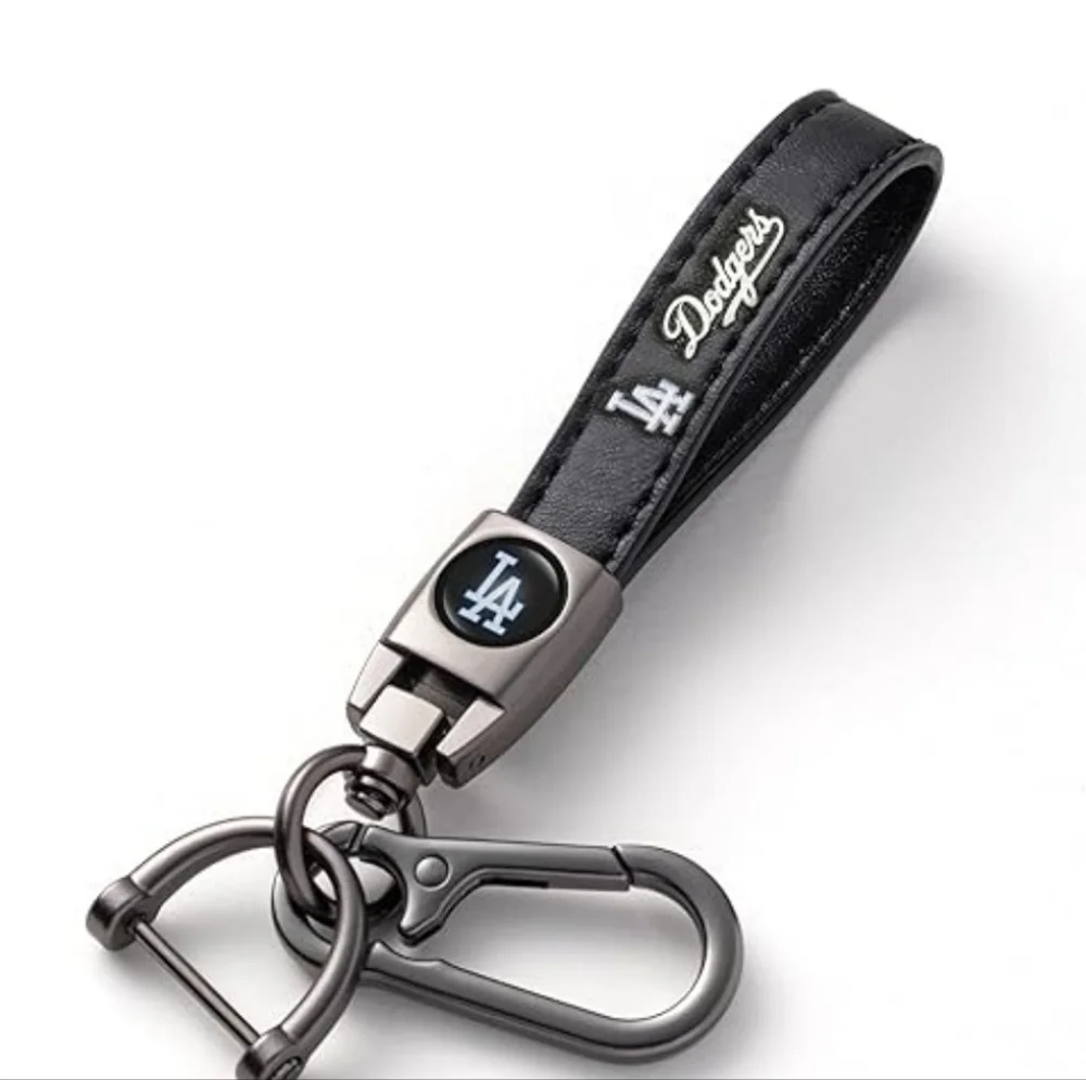 LA Dodgers Black Keychain